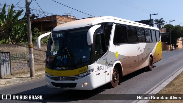 Rio Negro Fretamento e Turismo 58221 na cidade de Belo Horizonte, Minas Gerais, Brasil, por Nilson Brandão Alves. Número da foto: #9169924.