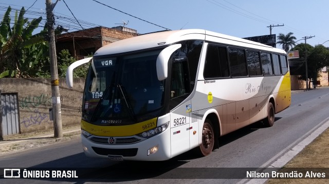 Rio Negro Fretamento e Turismo 58221 na cidade de Belo Horizonte, Minas Gerais, Brasil, por Nilson Brandão Alves. ID da foto: 9169924.