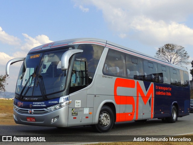 Transporte Coletivo Santa Maria 288 na cidade de Belo Horizonte, Minas Gerais, Brasil, por Adão Raimundo Marcelino. ID da foto: 9173389.