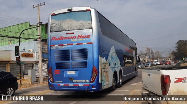 Pullman Bus 202-B na cidade de Algarrobo, San Antonio, Valparaíso, Chile, por Benjamín Tomás Lazo Acuña. ID da foto: 9172309.