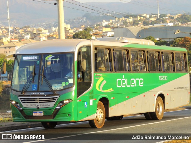 Célere Transportes 16230 na cidade de Belo Horizonte, Minas Gerais, Brasil, por Adão Raimundo Marcelino. ID da foto: 9173608.