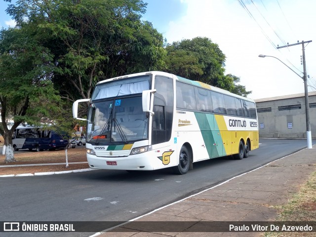 Empresa Gontijo de Transportes 12555 na cidade de Araxá, Minas Gerais, Brasil, por Paulo Vitor De Azevedo. Número da foto: #9171490.