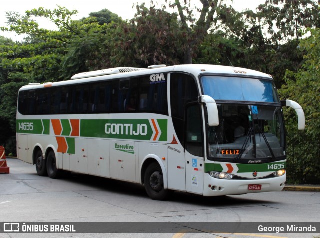 Empresa Gontijo de Transportes 14635 na cidade de São Paulo, São Paulo, Brasil, por George Miranda. ID da foto: 9171371.