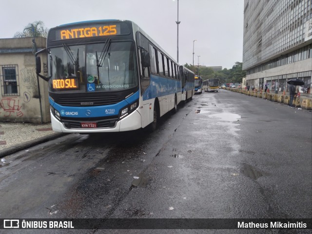 Viação Nossa Senhora das Graças A71593 na cidade de Rio de Janeiro, Rio de Janeiro, Brasil, por Matheus Mikaimitis . Número da foto: #9170587.