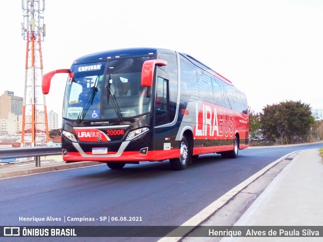 Lirabus 20006 na cidade de Campinas, São Paulo, Brasil, por Henrique Alves de Paula Silva. Número da foto: #9171446.