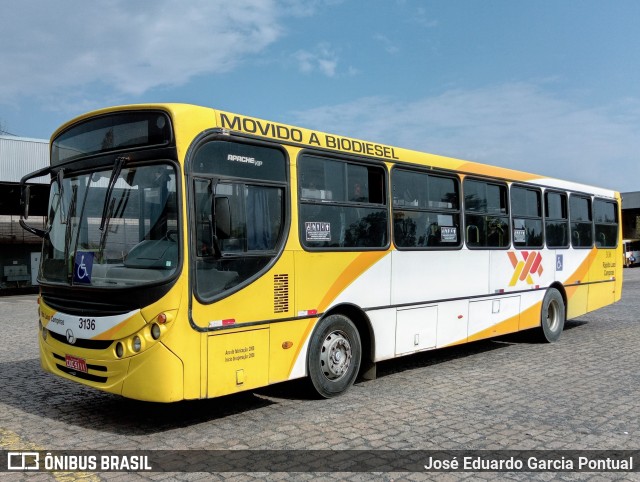 Rápido Campinas 3136 na cidade de Monte Mor, São Paulo, Brasil, por José Eduardo Garcia Pontual. Número da foto: #9173601.