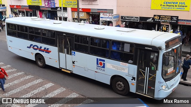 SOUL - Sociedade de Ônibus União Ltda. 7202 na cidade de Porto Alegre, Rio Grande do Sul, Brasil, por Max Ramos. ID da foto: 9170709.