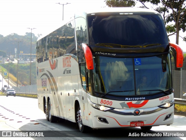 Mateus Turismo 8000 na cidade de Belo Horizonte, Minas Gerais, Brasil, por Adão Raimundo Marcelino. Número da foto: #9173418.