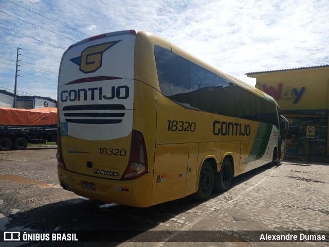 Empresa Gontijo de Transportes 18320 na cidade de Bayeux, Paraíba, Brasil, por Alexandre Dumas. ID da foto: 9172020.