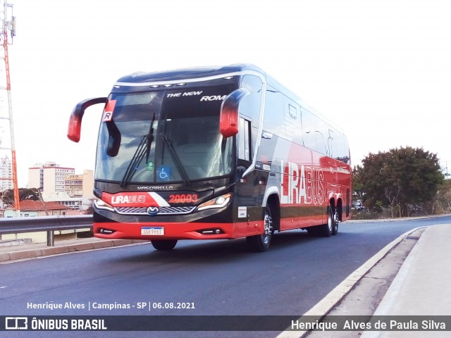 Lirabus 20003 na cidade de Campinas, São Paulo, Brasil, por Henrique Alves de Paula Silva. ID da foto: 9171449.