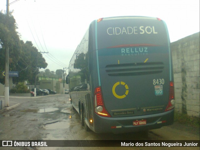 Viação Cidade Sol 8430 na cidade de Salvador, Bahia, Brasil, por Mario dos Santos Nogueira Junior. Número da foto: #9173400.