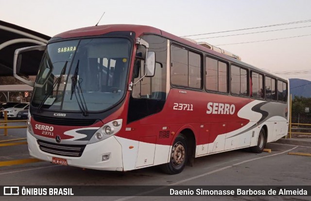 Viação Serro 23711 na cidade de Sabará, Minas Gerais, Brasil, por Daenio Simonasse Barbosa de Almeida. ID da foto: 9173065.