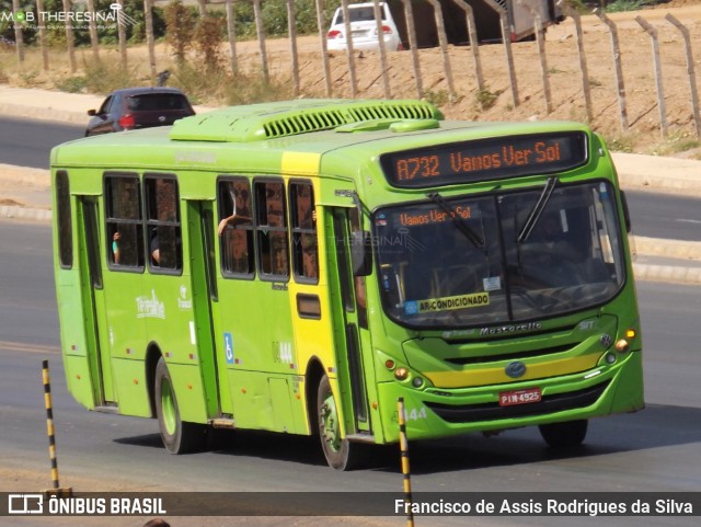 Transcol Transportes Coletivos 04444 na cidade de Teresina, Piauí, Brasil, por Francisco de Assis Rodrigues da Silva. Número da foto: #9170710.