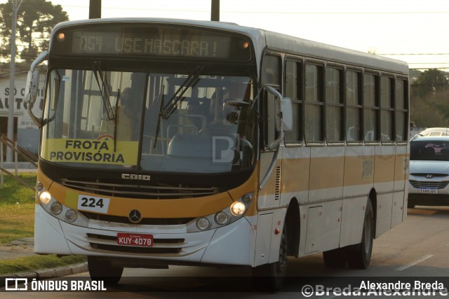 Francovig Transportes Coletivos 224 na cidade de Araucária, Paraná, Brasil, por Alexandre Breda. Número da foto: #9173492.