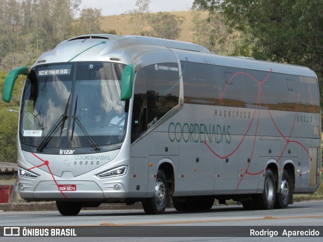 Companhia Coordenadas de Transportes 50220 na cidade de Conselheiro Lafaiete, Minas Gerais, Brasil, por Rodrigo  Aparecido. ID da foto: 9171750.