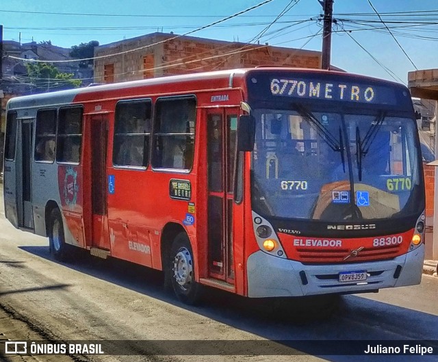 Viação Novo Retiro 88300 na cidade de Contagem, Minas Gerais, Brasil, por Juliano Felipe. ID da foto: 9174762.