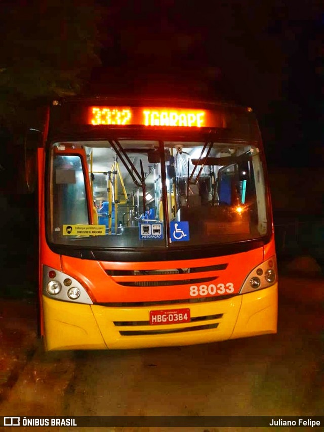 Viação Novo Retiro 88033 na cidade de Contagem, Minas Gerais, Brasil, por Juliano Felipe. Número da foto: #9174908.