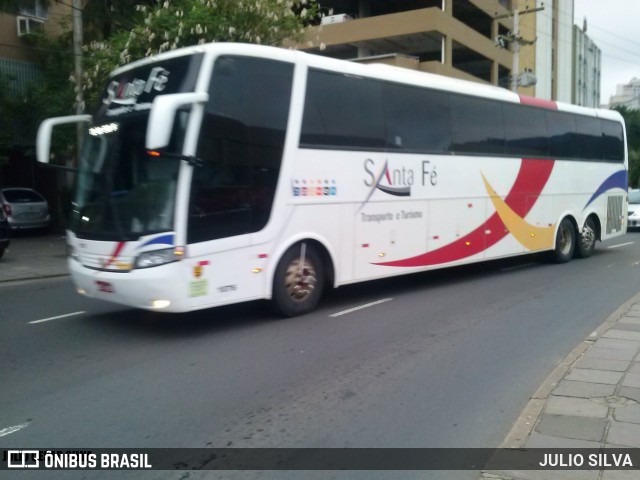 Santa Fé Transporte e Turismo 1076 na cidade de Porto Alegre, Rio Grande do Sul, Brasil, por JULIO SILVA. Número da foto: #9175782.