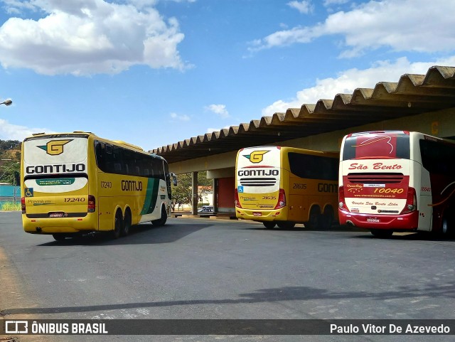 Empresa Gontijo de Transportes 17240 na cidade de Araxá, Minas Gerais, Brasil, por Paulo Vitor De Azevedo. ID da foto: 9174324.