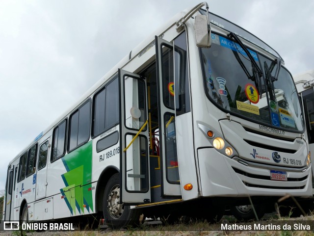 Viação Pinheiral RJ 189.018 na cidade de Pinheiral, Rio de Janeiro, Brasil, por Matheus Martins da Silva. ID da foto: 9175068.