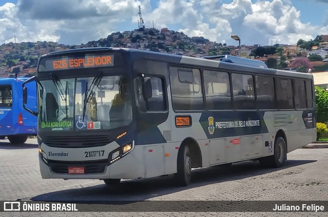 Viação Jardins 20717 na cidade de Belo Horizonte, Minas Gerais, Brasil, por Juliano Felipe. Número da foto: #9174857.