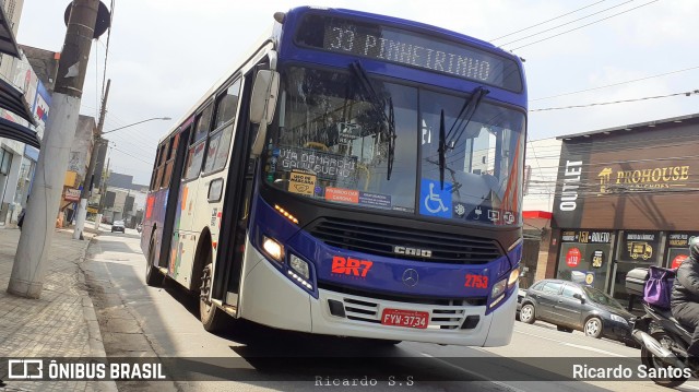 BR7 Mobilidade 2753 na cidade de São Bernardo do Campo, São Paulo, Brasil, por Ricardo Santos. Número da foto: #9175215.