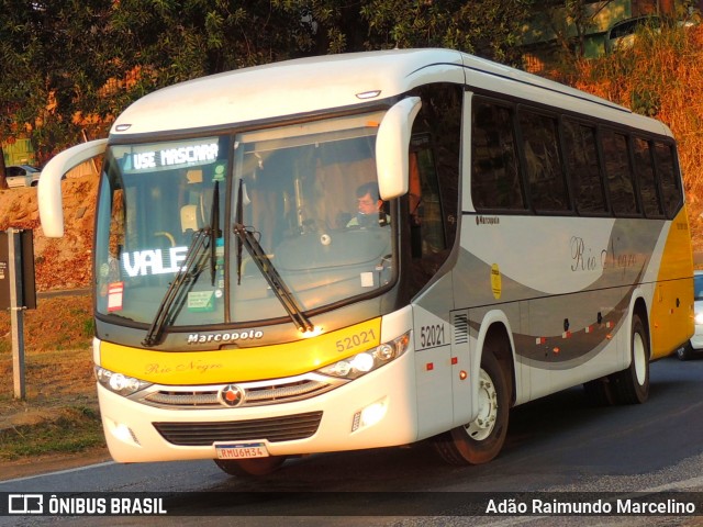 Rio Negro Fretamento e Turismo 52021 na cidade de Belo Horizonte, Minas Gerais, Brasil, por Adão Raimundo Marcelino. ID da foto: 9176071.