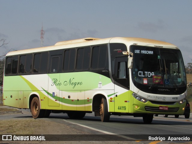 Rio Negro Fretamento e Turismo 44119 na cidade de Conselheiro Lafaiete, Minas Gerais, Brasil, por Rodrigo  Aparecido. Número da foto: #9174945.