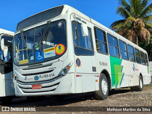 Viação Pinheiral RJ 189.014 na cidade de Pinheiral, Rio de Janeiro, Brasil, por Matheus Martins da Silva. Número da foto: #9175076.