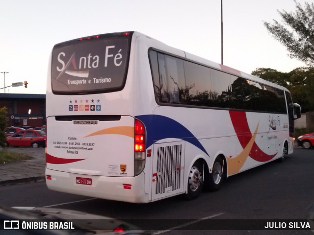 Santa Fé Transporte e Turismo 1076 na cidade de Porto Alegre, Rio Grande do Sul, Brasil, por JULIO SILVA. Número da foto: #9175776.