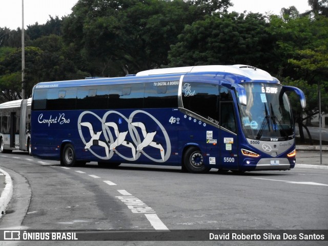 Confort Bus Viagens e Turismo 5500 na cidade de São Paulo, São Paulo, Brasil, por David Roberto Silva Dos Santos. ID da foto: 9175067.