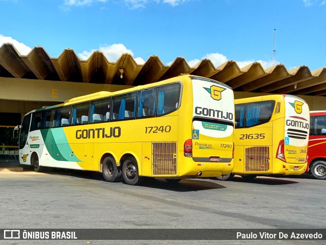 Empresa Gontijo de Transportes 17240 na cidade de Araxá, Minas Gerais, Brasil, por Paulo Vitor De Azevedo. Número da foto: #9174328.