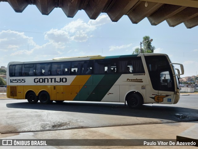 Empresa Gontijo de Transportes 12555 na cidade de Araxá, Minas Gerais, Brasil, por Paulo Vitor De Azevedo. Número da foto: #9173758.