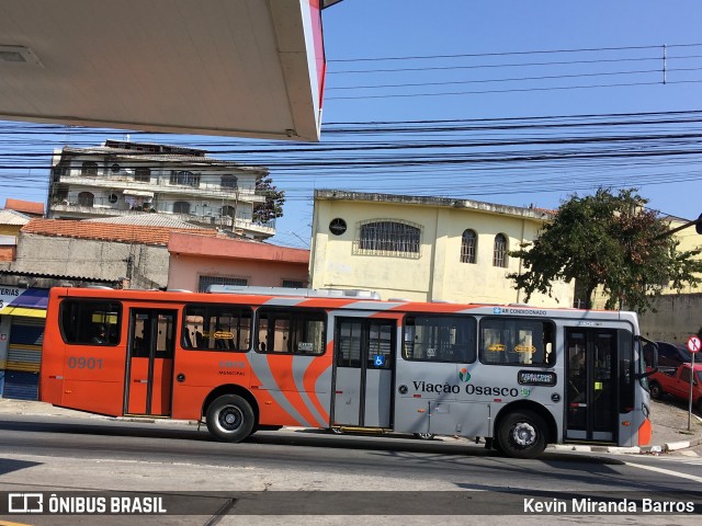 Viação Osasco 0901 na cidade de Osasco, São Paulo, Brasil, por Kevin Miranda Barros. ID da foto: 9174274.