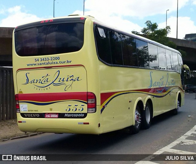 Santa Luiza Turismo 555 na cidade de Porto Alegre, Rio Grande do Sul, Brasil, por JULIO SILVA. ID da foto: 9176190.