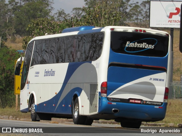 Embravans Turismo 1200 na cidade de Conselheiro Lafaiete, Minas Gerais, Brasil, por Rodrigo  Aparecido. ID da foto: 9174998.