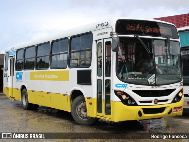 CM Transporte e Turismo 2208 na cidade de Maceió, Alagoas, Brasil, por Rodrigo Fonseca. Número da foto: #9176356.