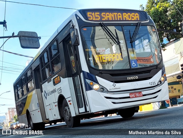 Viação Sul Fluminense 1235 na cidade de Volta Redonda, Rio de Janeiro, Brasil, por Matheus Martins da Silva. ID da foto: 9175131.