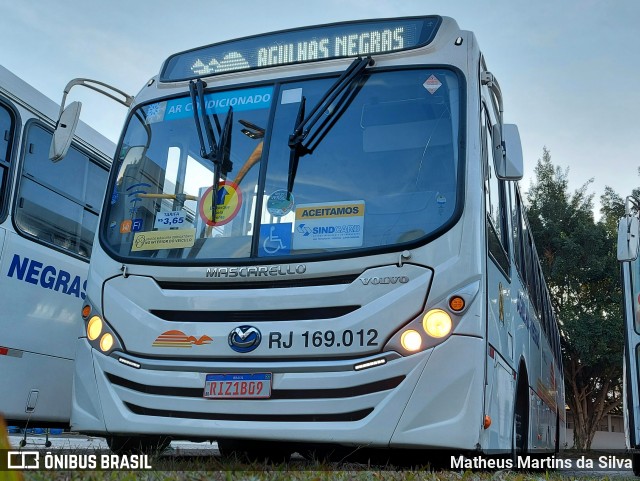 Viação Agulhas Negras RJ 169.012 na cidade de Volta Redonda, Rio de Janeiro, Brasil, por Matheus Martins da Silva. ID da foto: 9175103.