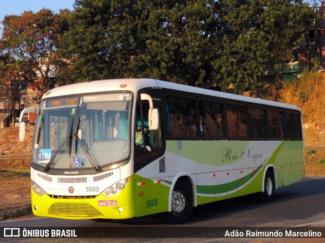 Rio Negro Fretamento e Turismo 5009 na cidade de Belo Horizonte, Minas Gerais, Brasil, por Adão Raimundo Marcelino. Número da foto: #9176341.