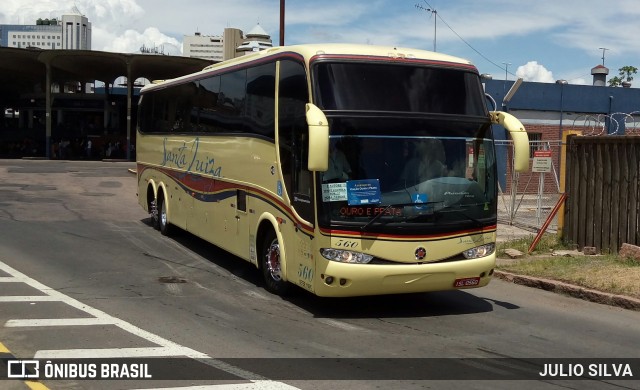 Santa Luiza Turismo 560 na cidade de Porto Alegre, Rio Grande do Sul, Brasil, por JULIO SILVA. ID da foto: 9175976.