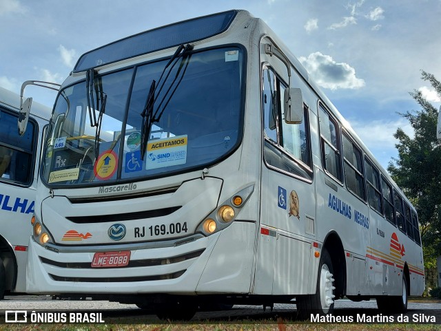 Viação Agulhas Negras RJ 169.004 na cidade de Volta Redonda, Rio de Janeiro, Brasil, por Matheus Martins da Silva. ID da foto: 9175090.