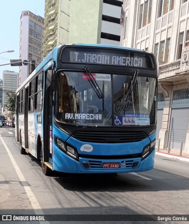 Viação Grande Vitória 23137 na cidade de Vitória, Espírito Santo, Brasil, por Sergio Corrêa. Número da foto: #9174469.