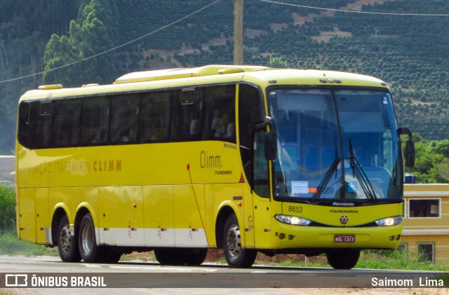 Viação Itapemirim 8853 na cidade de Ibatiba, Espírito Santo, Brasil, por Saimom  Lima. ID da foto: 9175381.