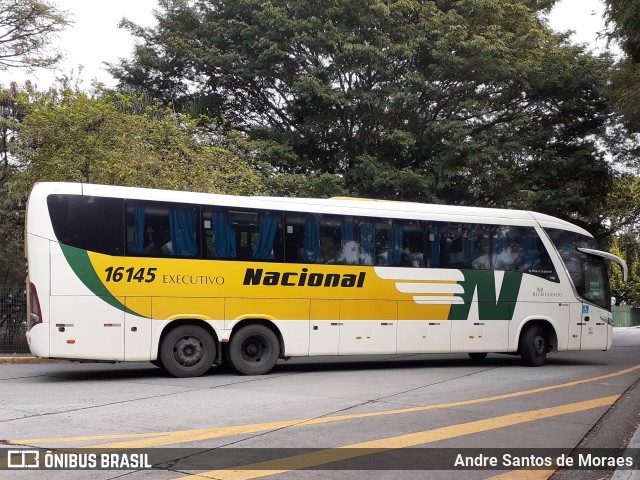 Viação Nacional 16145 na cidade de São Paulo, São Paulo, Brasil, por Andre Santos de Moraes. Número da foto: #9174380.