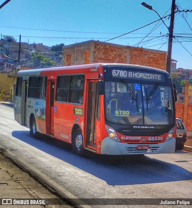 Viação Novo Retiro 88230 na cidade de Contagem, Minas Gerais, Brasil, por Juliano Felipe. Número da foto: #9174776.