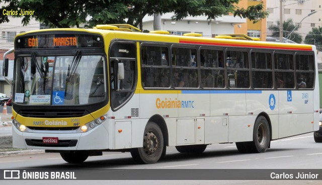 HP Transportes Coletivos 20461 na cidade de Goiânia, Goiás, Brasil, por Carlos Júnior. ID da foto: 9175380.