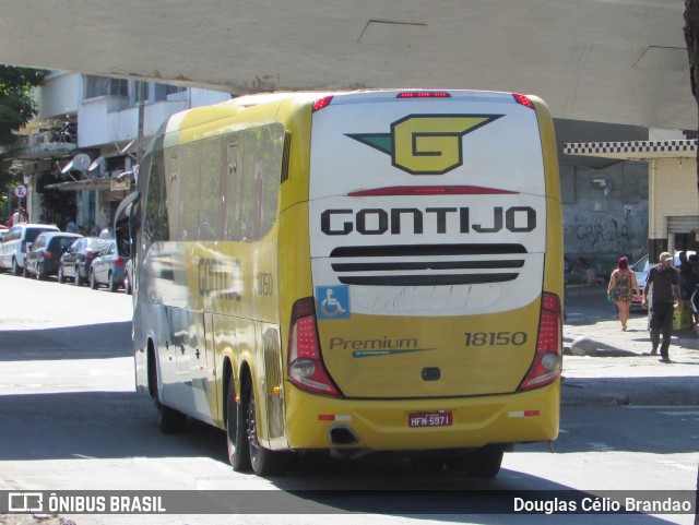 Empresa Gontijo de Transportes 18150 na cidade de Belo Horizonte, Minas Gerais, Brasil, por Douglas Célio Brandao. ID da foto: 9178471.