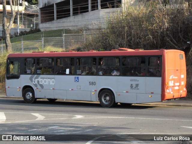 TUSMIL - Transporte Urbano São Miguel 580 na cidade de Juiz de Fora, Minas Gerais, Brasil, por Luiz Carlos Rosa. Número da foto: #9177376.