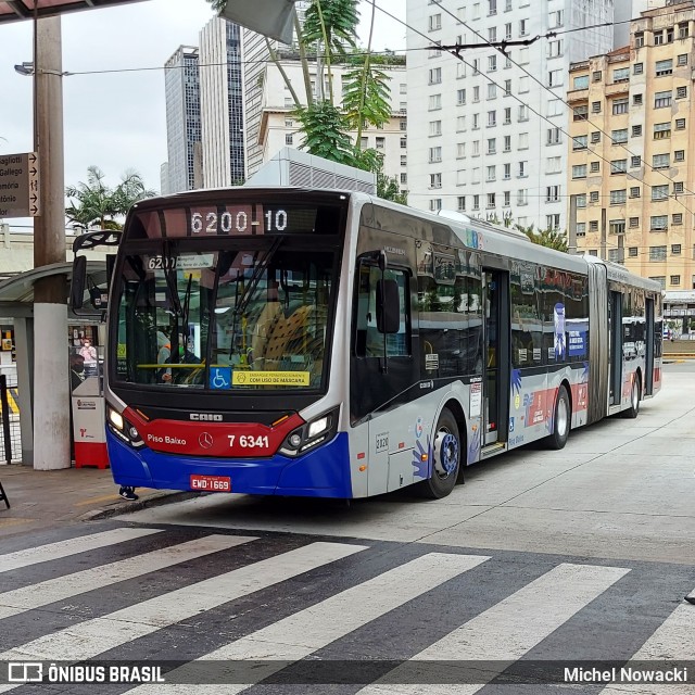 Viação Gatusa Transportes Urbanos 7 6341 na cidade de São Paulo, São Paulo, Brasil, por Michel Nowacki. ID da foto: 9177966.